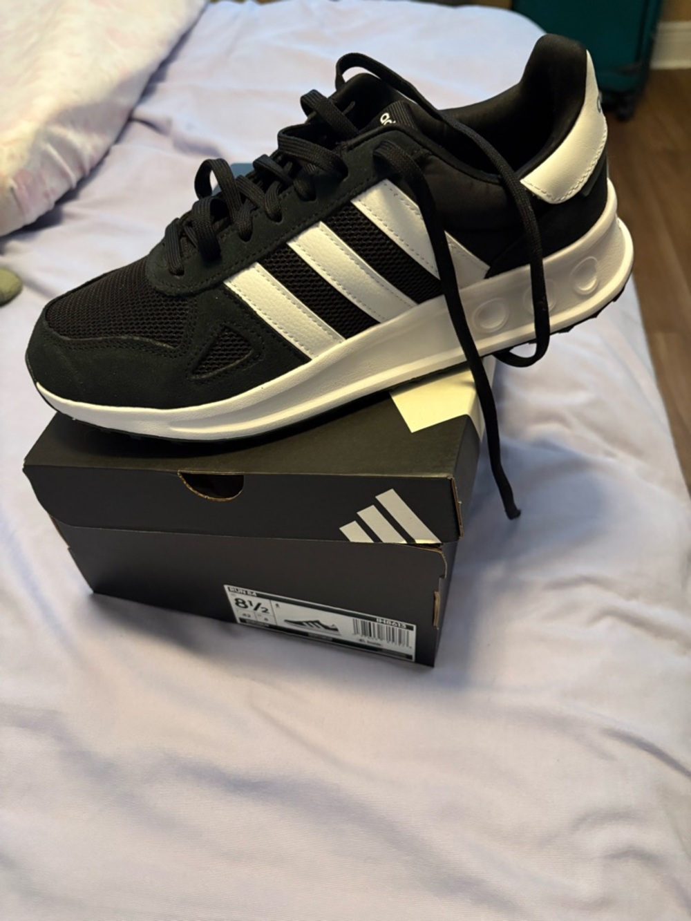 adidas Black & White Men's Casual Running Sneaker